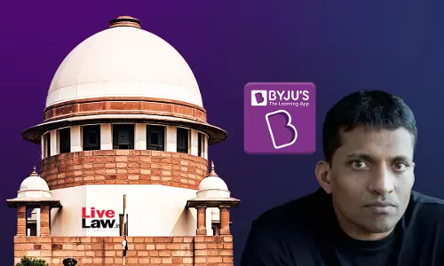 Supreme Court Declines To Restrain Formation Of CoC In Byjus Insolvency Proceedings Supreme Court Declines To Restrain Formation Of CoC In Byjus Insolvency Proceedings
