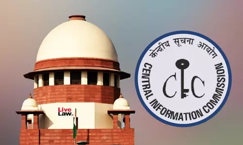 Supreme Court Issues Notice On PIL To Allow Virtual Hearing Access In CIC Through Direct Links Supreme Court Issues Notice On PIL To Allow Virtual Hearing Access In CIC Through Direct Links