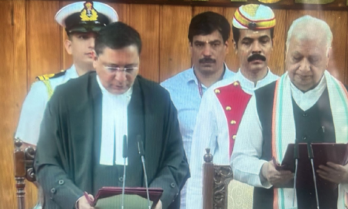 Justice Nitin Madhukar Jamdar Sworn In As The Chief Justice Of Kerala High Court Justice Nitin Madhukar Jamdar Sworn In As The Chief Justice Of Kerala High Court