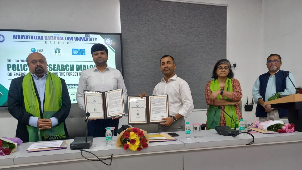 HNLU - TISS Organised One Day Workshop On Implementation Of Forest Rights Act In Chhattisgarh HNLU - TISS Organised One Day Workshop On Implementation Of Forest Rights Act In Chhattisgarh
