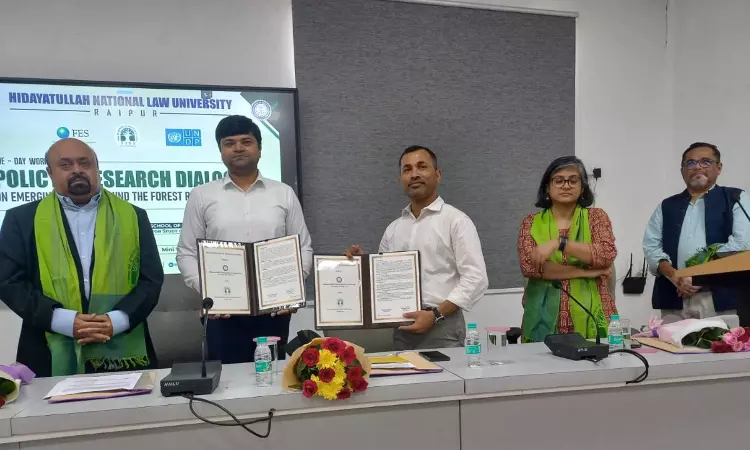 HNLU - TISS Organised One Day Workshop On Implementation Of Forest Rights Act In Chhattisgarh HNLU - TISS Organised One Day Workshop On Implementation Of Forest Rights Act In Chhattisgarh