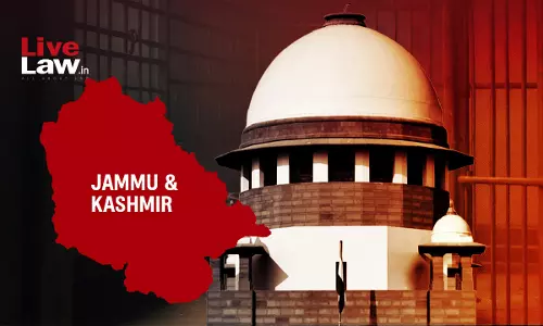Supreme Court Asks Jammu & Kashmir UT To Frame Policy On Premature Release Of Convicts Supreme Court Asks Jammu & Kashmir UT To Frame Policy On Premature Release Of Convicts