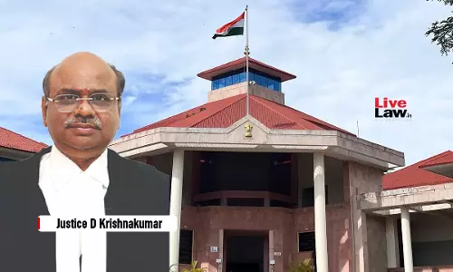 Centre Notifies Appointment Of Justice Krishnakumar As Manipur HC Chief Justice Centre Notifies Appointment Of Justice Krishnakumar As Manipur HC Chief Justice