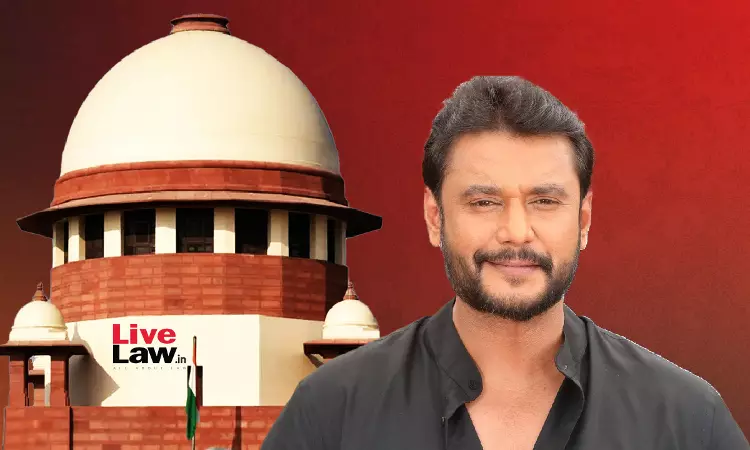 Not Convinced : Supreme Court Questions HC Order Granting Bail To Kannada Actor Darshan In Renukaswamy Murder Case Not Convinced : Supreme Court Questions HC Order Granting Bail To Kannada Actor Darshan In Renukaswamy Murder Case