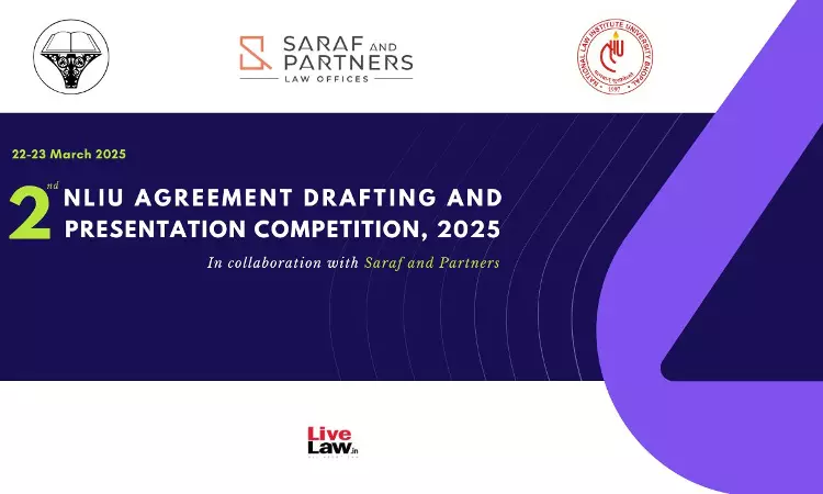 2nd NLIU Agreement Drafting And Presentation Competition 2025 2nd NLIU Agreement Drafting And Presentation Competition 2025