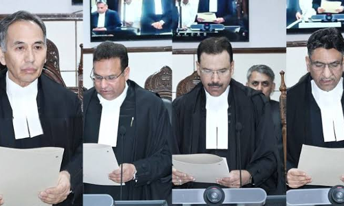 Three Additional Judges Sworn-In As Permanent Judges Of J&K And Ladakh High Court Three Additional Judges Sworn-In As Permanent Judges Of J&K And Ladakh High Court