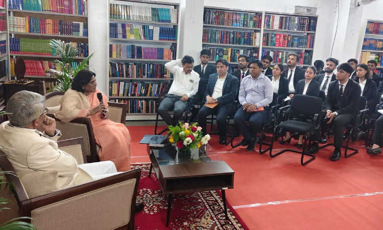 NLU Prayagraj Initiates In Conversation With Legal Luminary NLU Prayagraj Initiates In Conversation With Legal Luminary