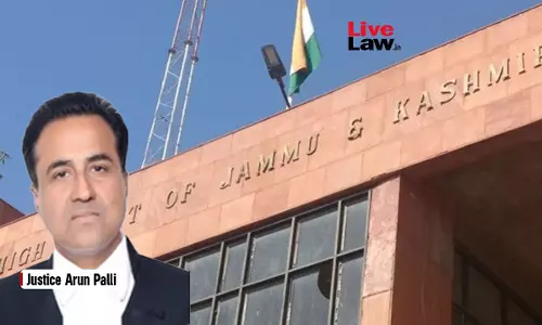 Centre Notifies Appointment Of Justice Arun Palli As Chief Justice Of J&K And Ladakh High Court Centre Notifies Appointment Of Justice Arun Palli As Chief Justice Of J&K And Ladakh High Court
