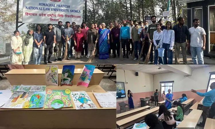 HPNLU Commemorates Earth Day With Campus Clean-Up And Poster Competition HPNLU Commemorates Earth Day With Campus Clean-Up And Poster Competition