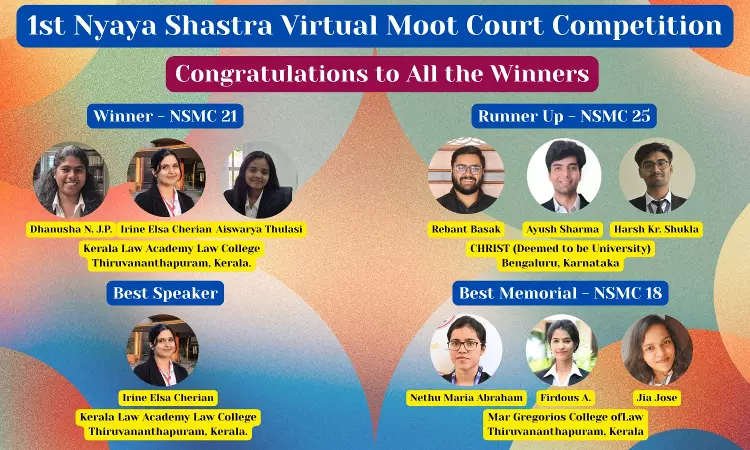 1st Nyaya Shastra Virtual Moot Court Competition 1st Nyaya Shastra Virtual Moot Court Competition