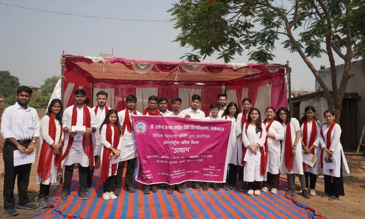 RPNLU, Prayagraj Observes International Labour Day With Brick Labourers. RPNLU, Prayagraj Observes International Labour Day With Brick Labourers.