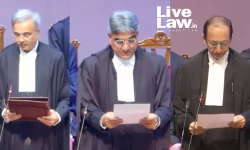 Justices NV Anjaria, Vijay Bishnoi and AS Chandurkar Take Oath As Supreme Court Judges Justices NV Anjaria, Vijay Bishnoi and AS Chandurkar Take Oath As Supreme Court Judges
