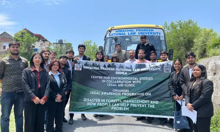 Legal Aid Clinic And Centre For Environmental Studies, HPNLU, Shimla Organizes An Awareness Programme For Disaster Management In Forests Legal Aid Clinic And Centre For Environmental Studies, HPNLU, Shimla Organizes An Awareness Programme For Disaster Management In Forests