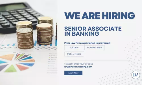 Senior Associate (Banking) Vacancy At Dhaval Vussonji & Associates [Apply Now]