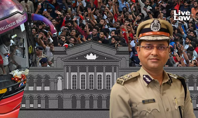 Justify His Suspension: Karnataka High Court To State In Challenge To CAT Order Revoking Cops Suspension In Bengaluru Stampede Case Justify His Suspension: Karnataka High Court To State In Challenge To CAT Order Revoking Cops Suspension In Bengaluru Stampede Case