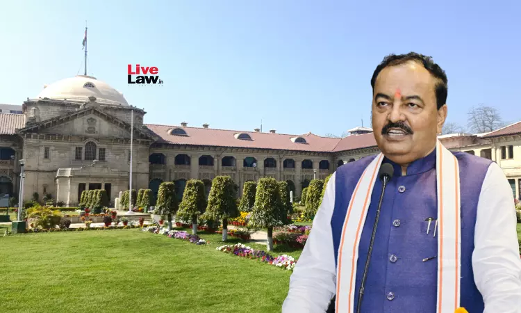 Fake Degree Row : Allahabad HC Dismisses Plea Seeking Criminal Case Against Dy CM Keshav Maurya Fake Degree Row : Allahabad HC Dismisses Plea Seeking Criminal Case Against Dy CM Keshav Maurya