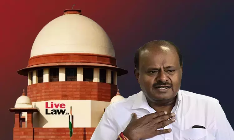 Supreme Court Stays Karnataka HC Order Impleading Union Minister HD Kumaraswamy In Contempt Case Supreme Court Stays Karnataka HC Order Impleading Union Minister HD Kumaraswamy In Contempt Case