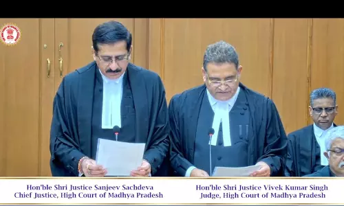 Wish To Retire From Here: Justice Vivek Kumar Singh Sworn-In As Judge Of Madhya Pradesh High Court Wish To Retire From Here: Justice Vivek Kumar Singh Sworn-In As Judge Of Madhya Pradesh High Court