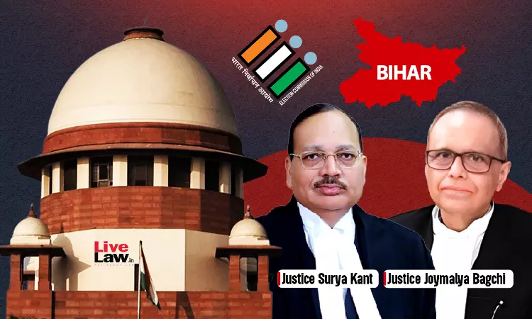 Bihar SIR Case: Live Updates From Supreme Court Bihar SIR Case: Live Updates From Supreme Court