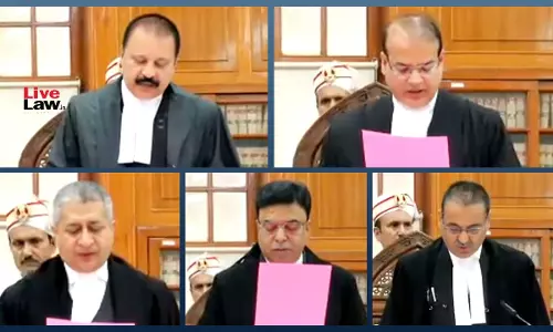 Five Judicial Officers Take Oath As Judges Of Allahabad High Court, Strength Increases To 84 Five Judicial Officers Take Oath As Judges Of Allahabad High Court, Strength Increases To 84