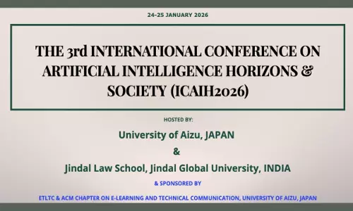 Call For Papers For 3rd ICAIH Conference 2026 By University Of Aizu & Jindal Global Law Call For Papers For 3rd ICAIH Conference 2026 By University Of Aizu & Jindal Global Law