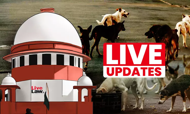 Stray Dog Case Order : Live Updates From Supreme Court Stray Dog Case Order : Live Updates From Supreme Court
