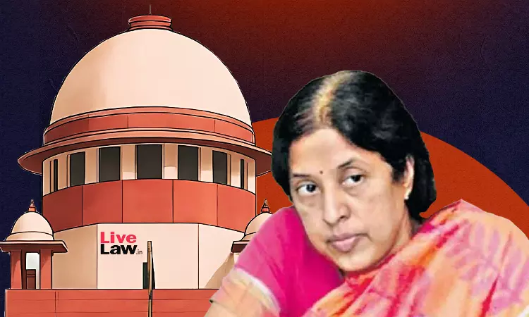 Supreme Court Stays Trial Against Telangana IAS Officer Y Srilakshmi In Obulapuram Mining Case Supreme Court Stays Trial Against Telangana IAS Officer Y Srilakshmi In Obulapuram Mining Case