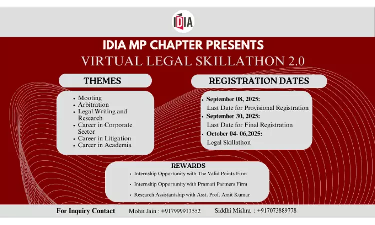 IDIA-MP Chapter To Host Virtual Legal Skillathon 2.0 IDIA-MP Chapter To Host Virtual Legal Skillathon 2.0