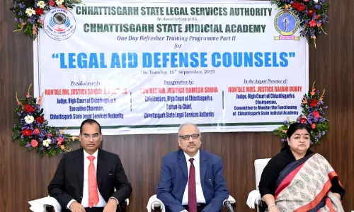 Chhattisgarh State Legal Services Authority Organised A Refresher Training Program. Chhattisgarh State Legal Services Authority Organised A Refresher Training Program.