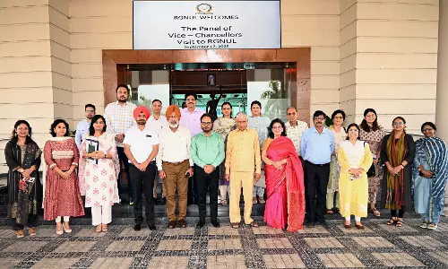 RGNUL Hosted Delegation Of Senior University Officials For Review & Interaction RGNUL Hosted Delegation Of Senior University Officials For Review & Interaction