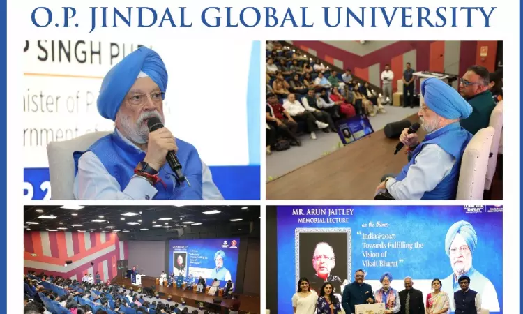 Union Minister Hardeep Singh Puri Delivers Arun Jaitley Memorial Lecture At O.P. Jindal Global University Union Minister Hardeep Singh Puri Delivers Arun Jaitley Memorial Lecture At O.P. Jindal Global University
