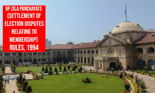 ZP Election Rules 1994 | Online Election Plea Filing With Petitioners VC Presence During COVID Satisfies Rule 4 (3) : Allahabad High Court