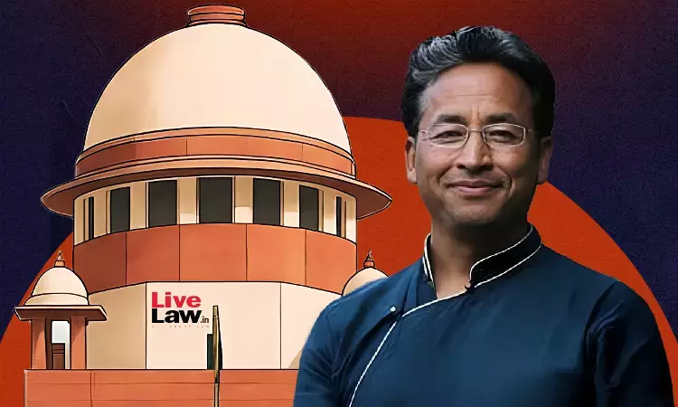 Sonam Wangchuk Hasnt Made Representation Against Detention; Wife, Brother & Lawyers Met Him In Jail : Authorities Tell Supreme Court Sonam Wangchuk Hasnt Made Representation Against Detention; Wife, Brother & Lawyers Met Him In Jail : Authorities Tell Supreme Court