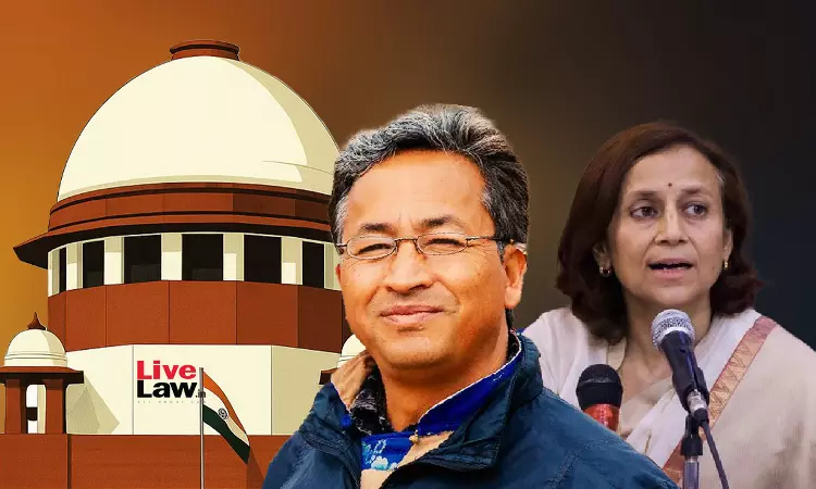 Sonam Wangchuks Detention Based On Stale FIRs, Grounds Not Fully Supplied Within Time Limit : Gitanjali Angmo To Supreme Court Sonam Wangchuks Detention Based On Stale FIRs, Grounds Not Fully Supplied Within Time Limit : Gitanjali Angmo To Supreme Court