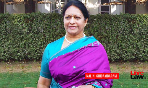 Saradha Chit Fund Scam: HC Grants Interim Protection To Nalini Chidambaram From Arrest Saradha Chit Fund Scam: HC Grants Interim Protection To Nalini Chidambaram From Arrest