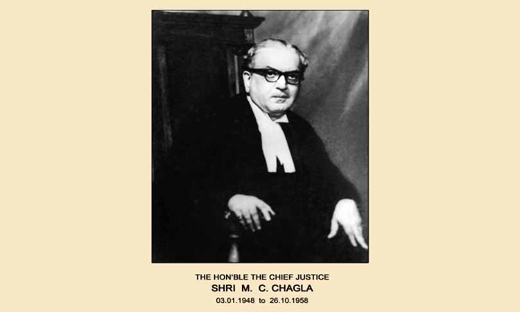 Remembering Justice M.C. Chagla On His 125th Birth Anniversary Remembering Justice M.C. Chagla On His 125th Birth Anniversary