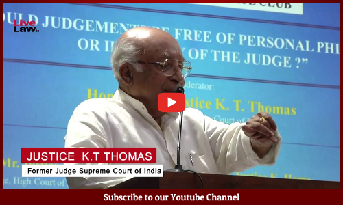 Should Judgments be free of the personal philosophy or ideology of the judge? Should Judgments be free of the personal philosophy or ideology of the judge?
