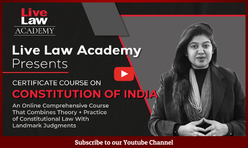 LiveLaw Academys Certificate Course On Constitution Of India By Adv. Avani Bansal LiveLaw Academys Certificate Course On Constitution Of India By Adv. Avani Bansal