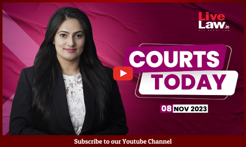 Courts Today 08.11.23: 65B Evidence Act|Yamuna River Pollution|TATA Motors And more Courts Today 08.11.23: 65B Evidence Act|Yamuna River Pollution|TATA Motors And more